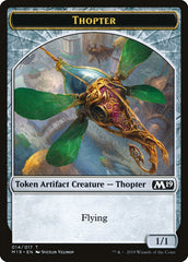Knight // Thopter Double-Sided Token (Game Night) [Core Set 2019 Tokens] | Black Swamp Games