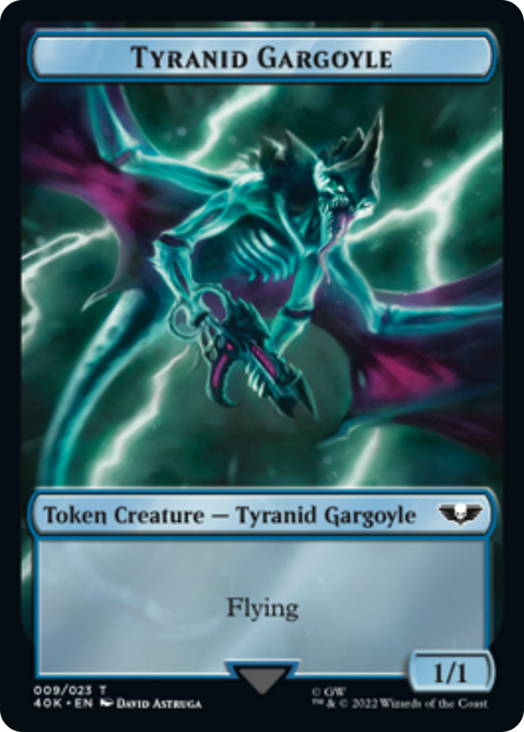 Tyranid (17) // Tyranid Gargoyle Double-Sided Token [Warhammer 40,000 Tokens] | Black Swamp Games