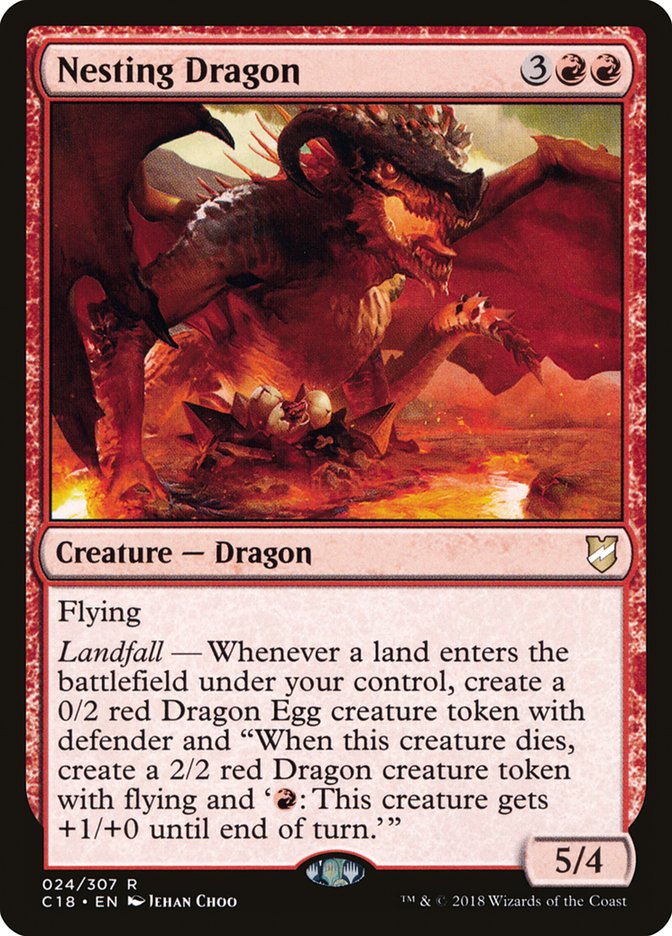 Nesting Dragon [Commander 2018] | Black Swamp Games