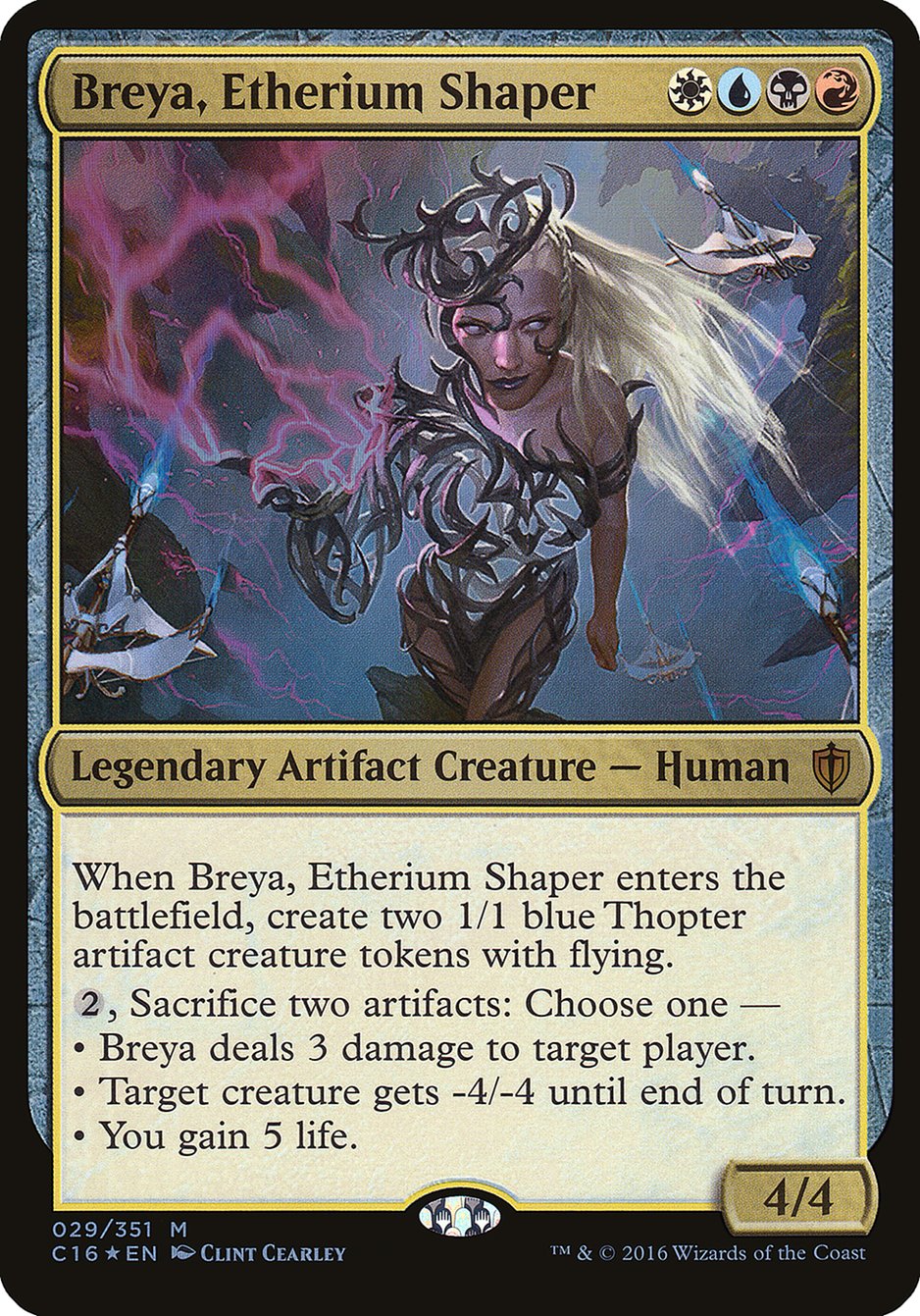 Breya, Etherium Shaper (Oversized) [Commander 2016 Oversized] | Black Swamp Games