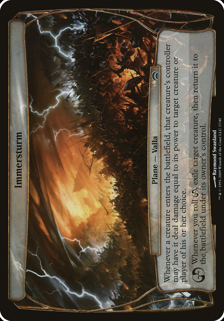 Immersturm (Planes) [Planechase Planes] | Black Swamp Games