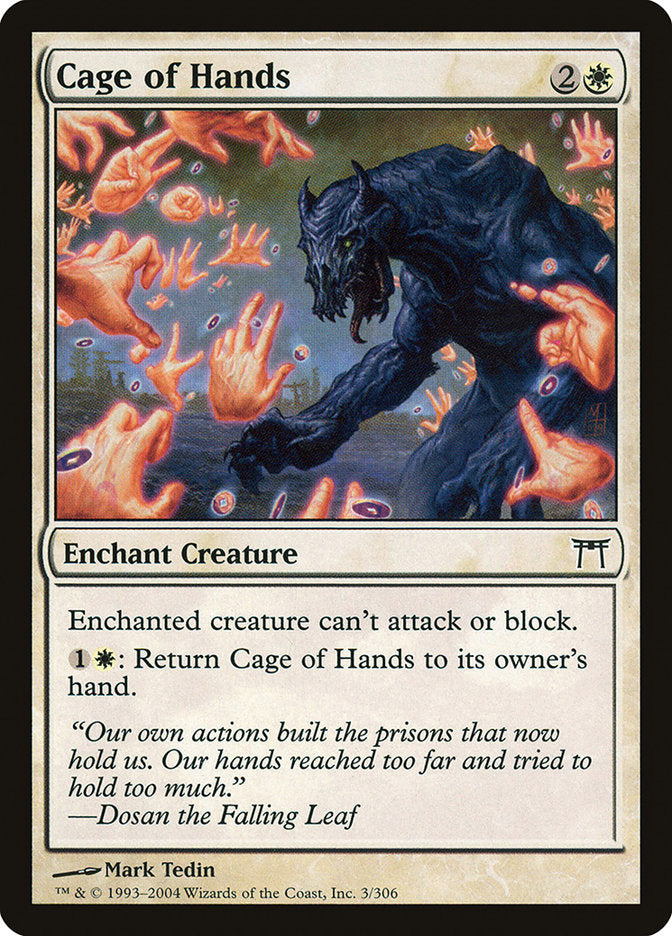 Cage of Hands [Champions of Kamigawa] | Black Swamp Games