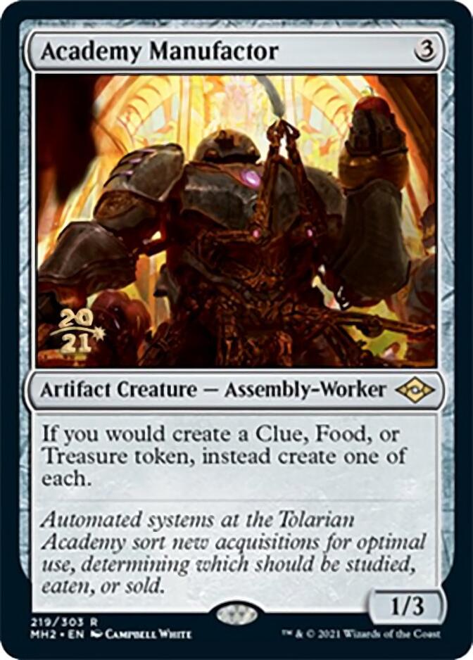 Academy Manufactor [Modern Horizons 2 Prerelease Promos] | Black Swamp Games