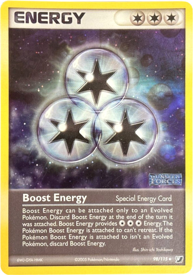 Boost Energy (98/115) (Stamped) [EX: Unseen Forces] | Black Swamp Games