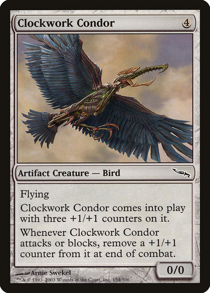 Clockwork Condor [Mirrodin] | Black Swamp Games