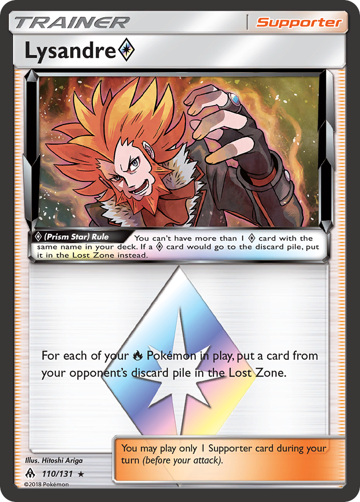 Lysandre (110/131) (Prism Star) [Sun & Moon: Forbidden Light] | Black Swamp Games
