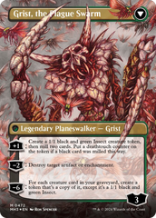 Grist, Voracious Larva // Grist, the Plague Swarm (Borderless) (Textured Foil) [Modern Horizons 3] | Black Swamp Games