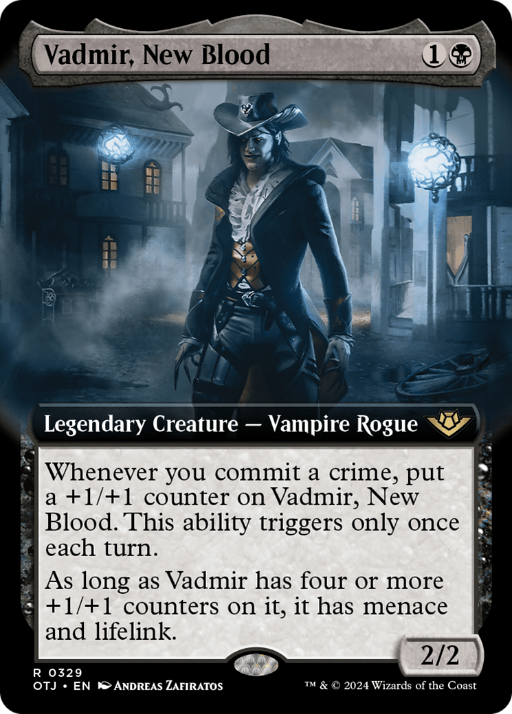 Vadmir, New Blood (Extended Art) [Outlaws of Thunder Junction] | Black Swamp Games