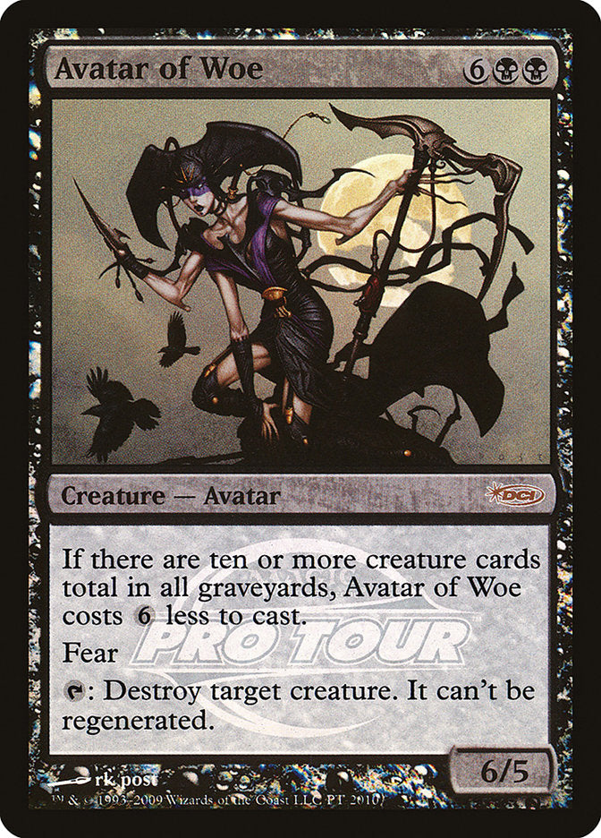 Avatar of Woe (Pro Tour) [Pro Tour Promos] | Black Swamp Games