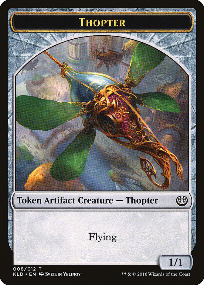 Thopter Token (008/012) [Kaladesh Tokens] | Black Swamp Games