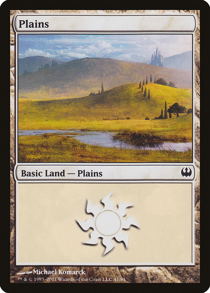 Plains (41) [Duel Decks: Knights vs. Dragons] | Black Swamp Games