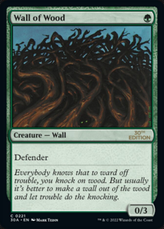Wall of Wood [30th Anniversary Edition] | Black Swamp Games