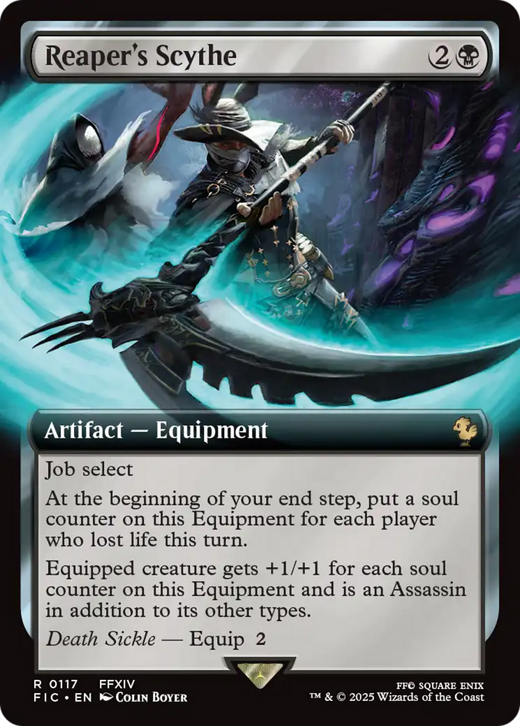 Reaper's Scythe (Extended Art) [FINAL FANTASY Commander] | Black Swamp Games