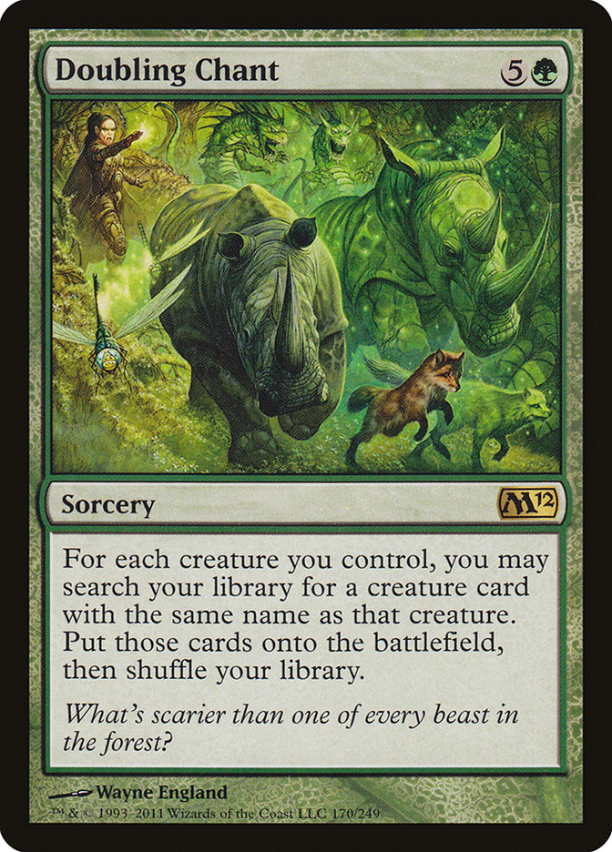 Doubling Chant [Magic 2012] | Black Swamp Games