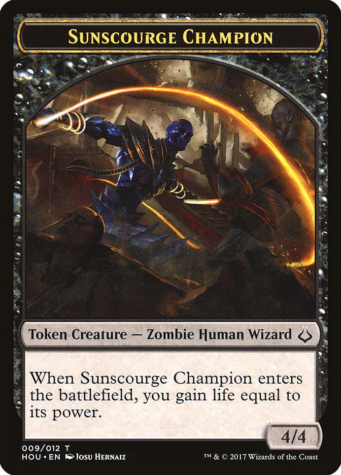 Sunscourge Champion Token [Hour of Devastation Tokens] | Black Swamp Games