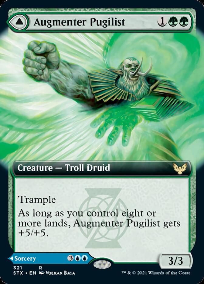 Augmenter Pugilist // Echoing Equation (Extended Art) [Strixhaven: School of Mages] | Black Swamp Games