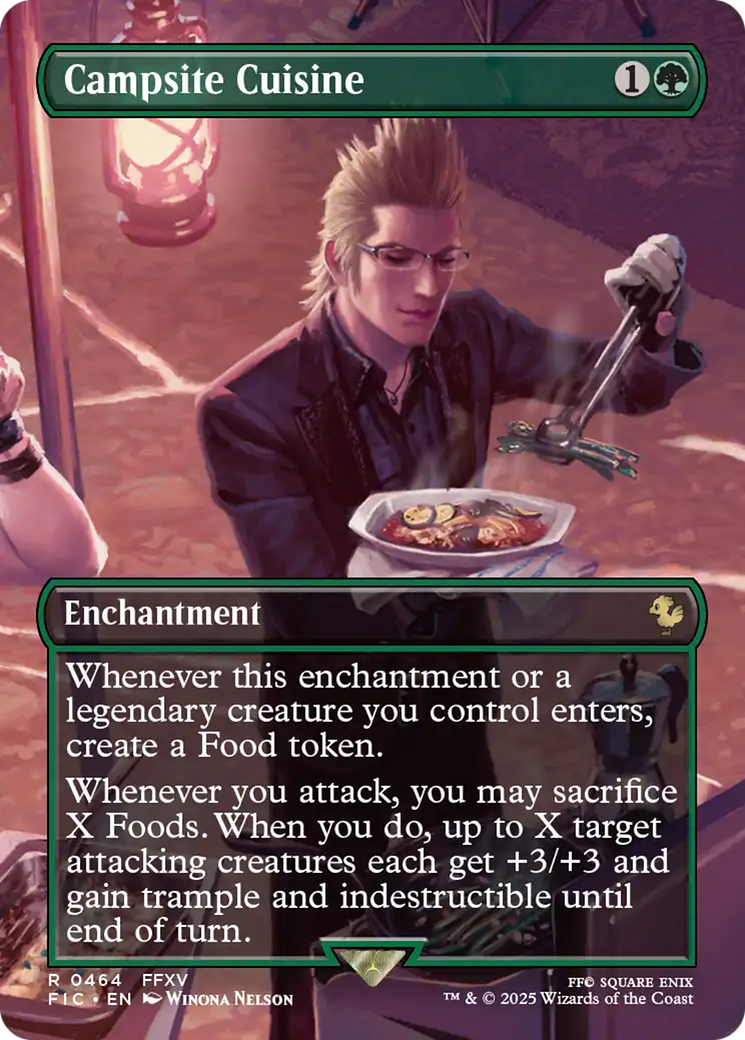 Campsite Cuisine (Borderless) [FINAL FANTASY Commander] | Black Swamp Games