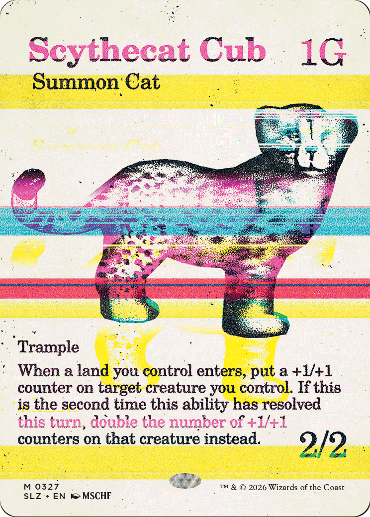 Scythecat Cub (0327) [Secret Lair x MSCHF: The Zeta Set] | Black Swamp Games