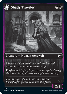 Shady Traveler // Stalking Predator [Innistrad: Double Feature] | Black Swamp Games