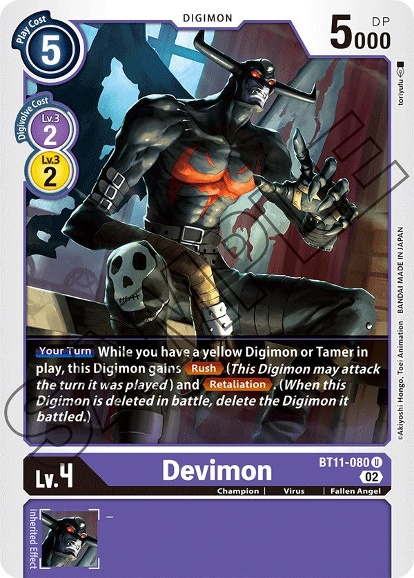 Devimon [BT11-080] [Dimensional Phase] | Black Swamp Games