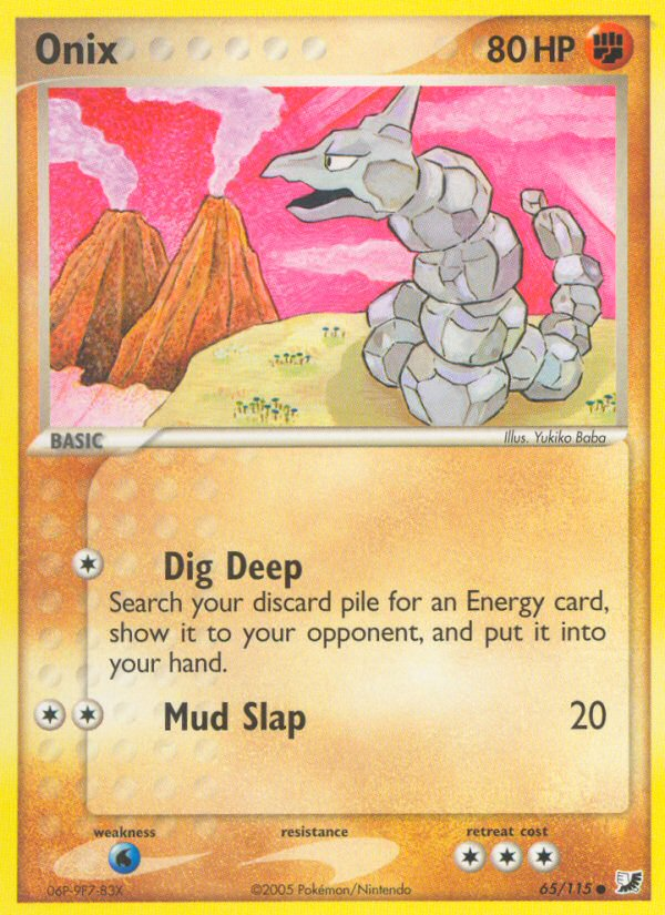 Onix (65/115) [EX: Unseen Forces] | Black Swamp Games