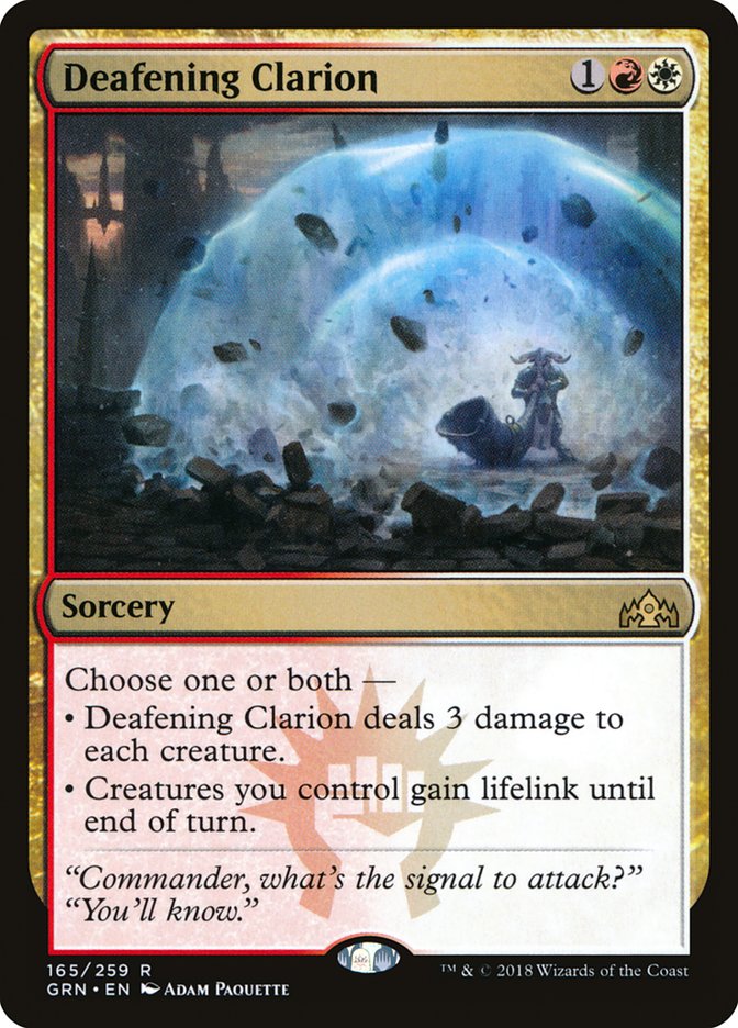 Deafening Clarion [Guilds of Ravnica] | Black Swamp Games