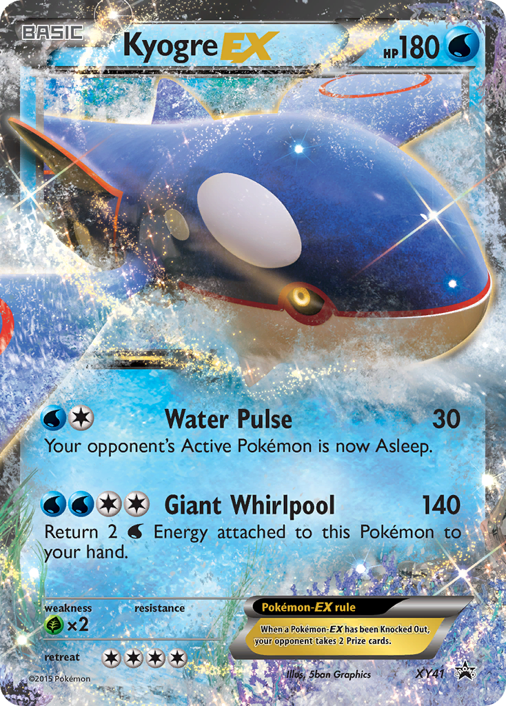 Kyogre EX (XY41) [XY: Black Star Promos] | Black Swamp Games