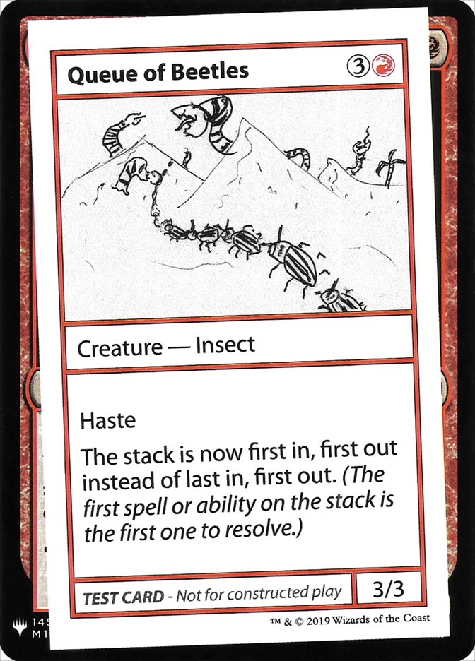 Queue of Beetles [Mystery Booster Playtest Cards] | Black Swamp Games