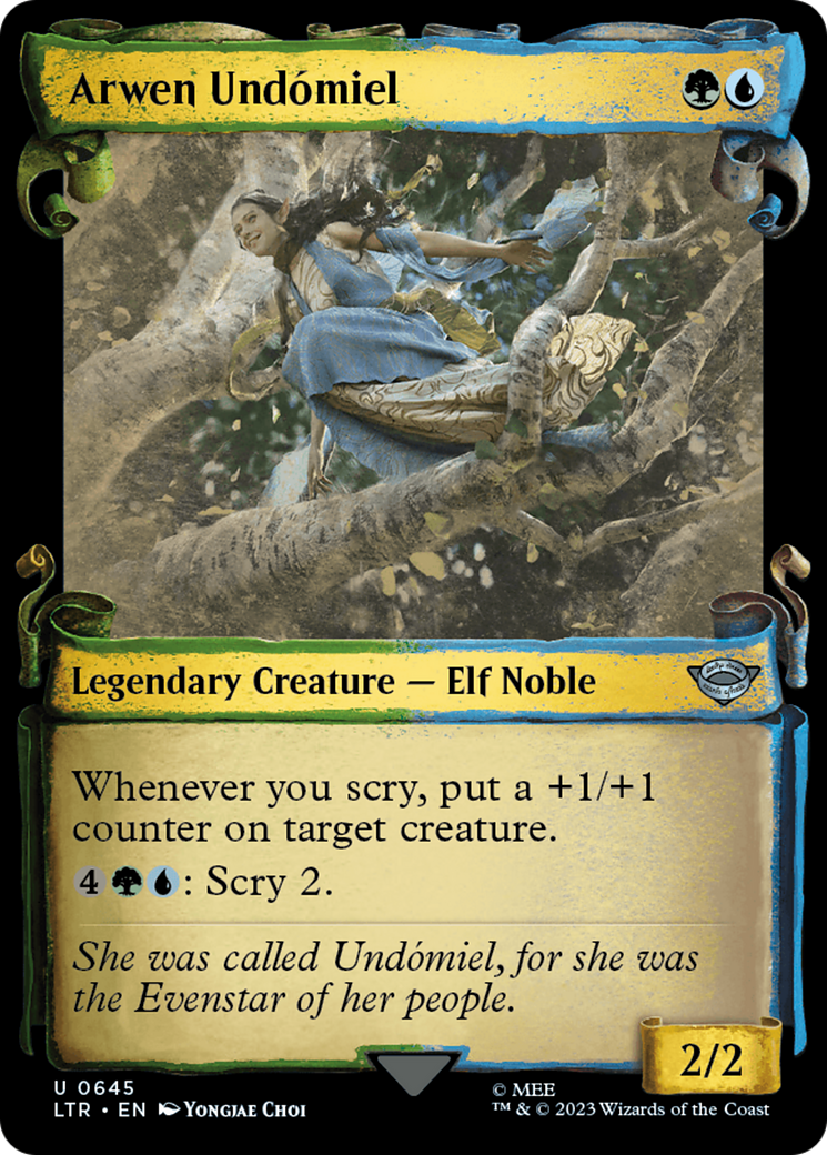 Arwen Undomiel [The Lord of the Rings: Tales of Middle-Earth Showcase Scrolls] | Black Swamp Games