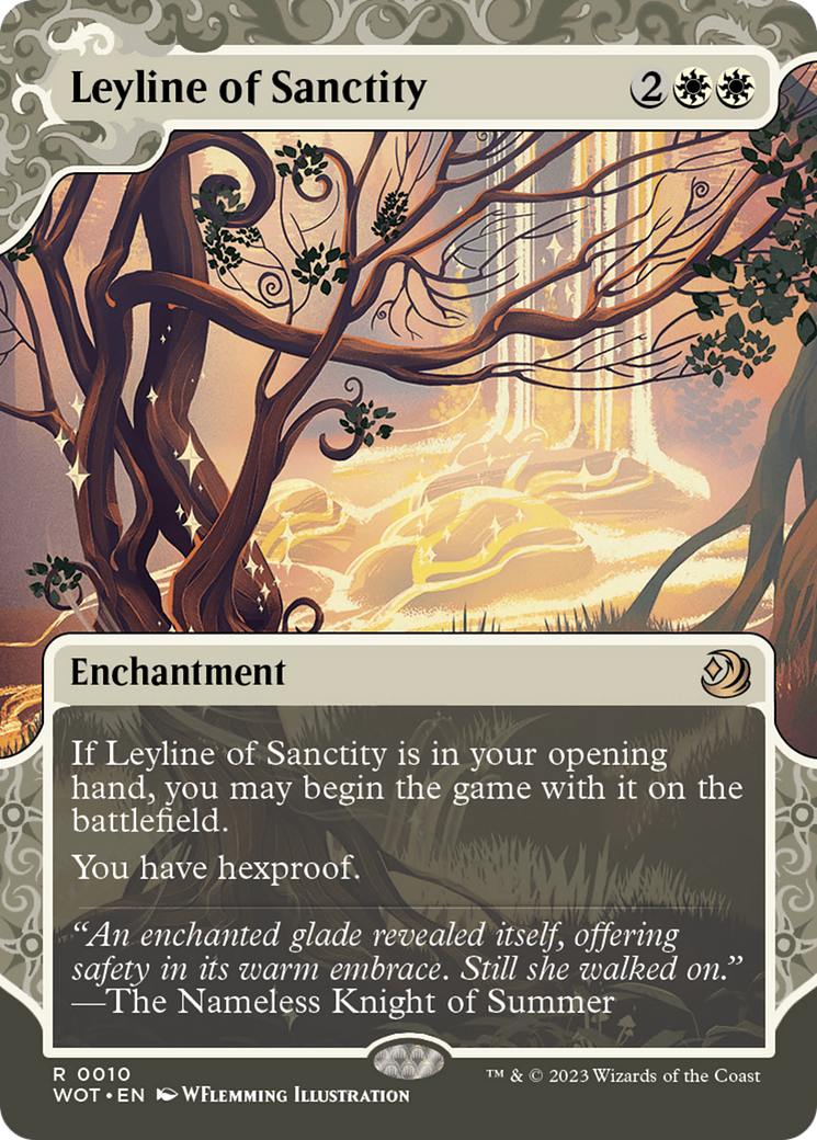 Leyline of Sanctity [Wilds of Eldraine: Enchanting Tales] | Black Swamp Games