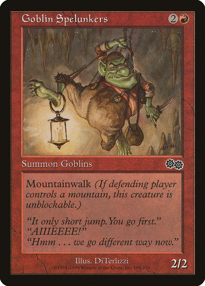 Goblin Spelunkers [Urza's Saga] | Black Swamp Games