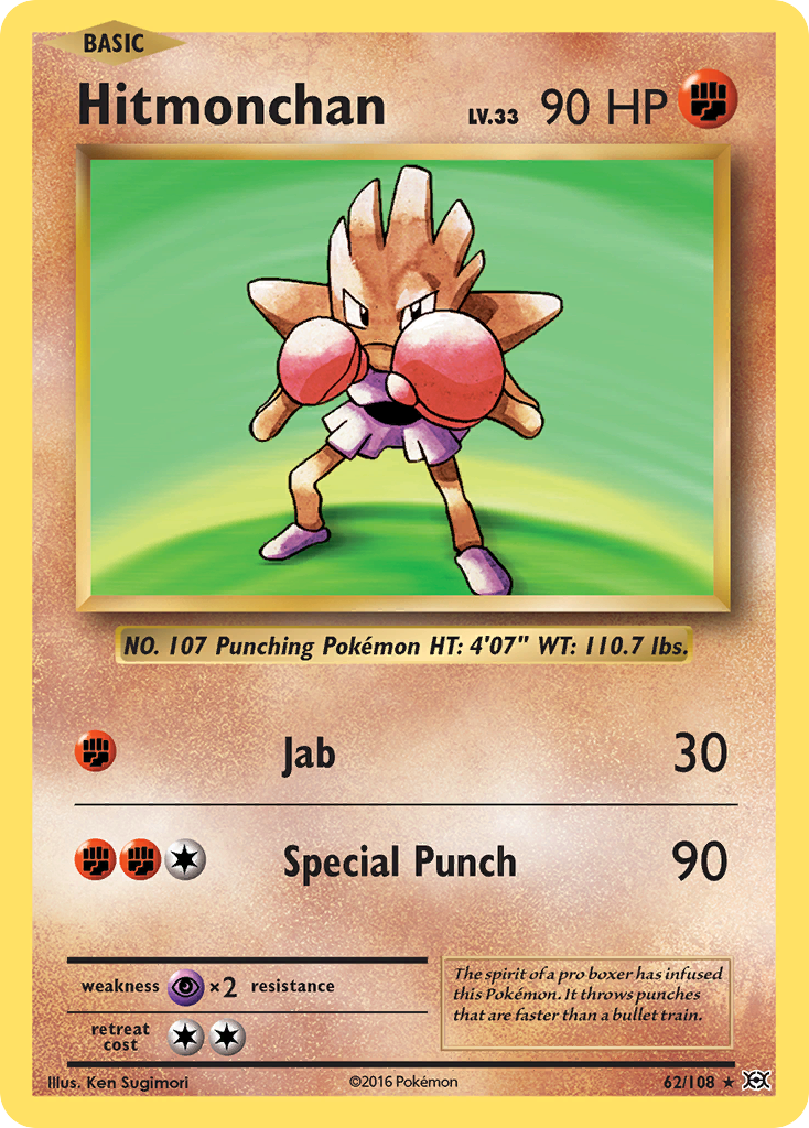 Hitmonchan (62/108) [XY: Evolutions] | Black Swamp Games