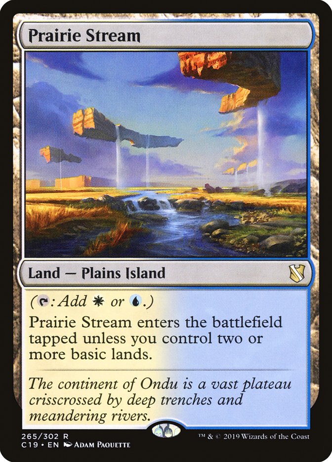 Prairie Stream [Commander 2019] | Black Swamp Games
