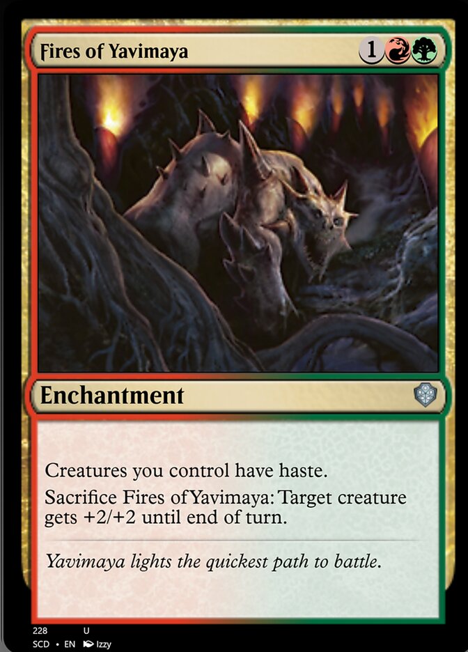 Fires of Yavimaya [Starter Commander Decks] | Black Swamp Games