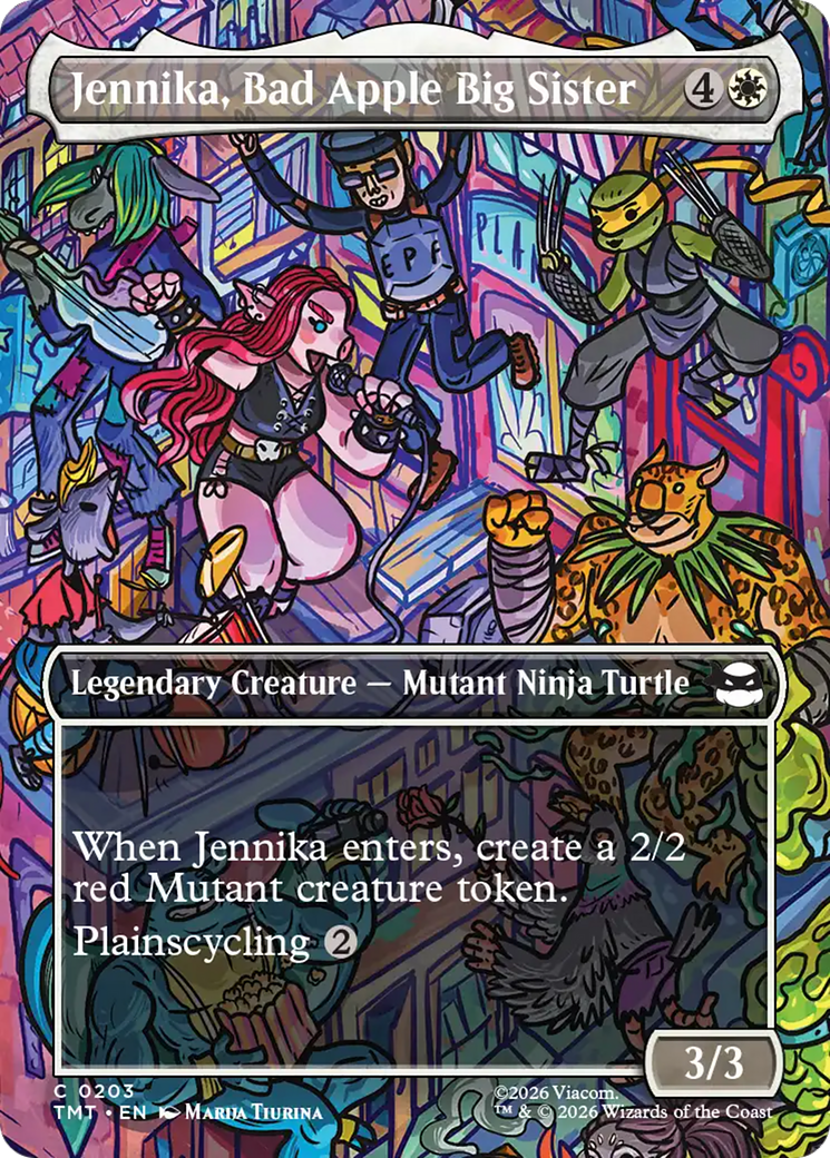 Jennika, Bad Apple Big Sister (Borderless) [Teenage Mutant Ninja Turtles] | Black Swamp Games