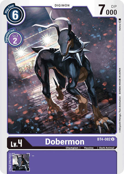 Dobermon [BT4-082] [Great Legend] | Black Swamp Games