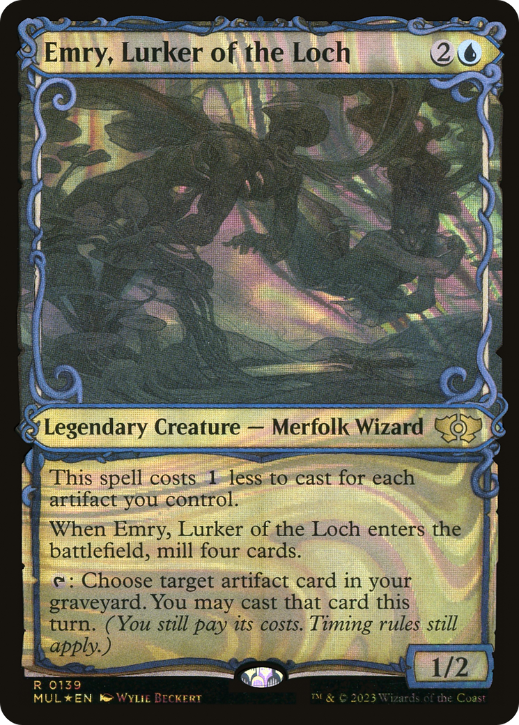 Emry, Lurker of the Loch (Halo Foil) [Multiverse Legends] | Black Swamp Games