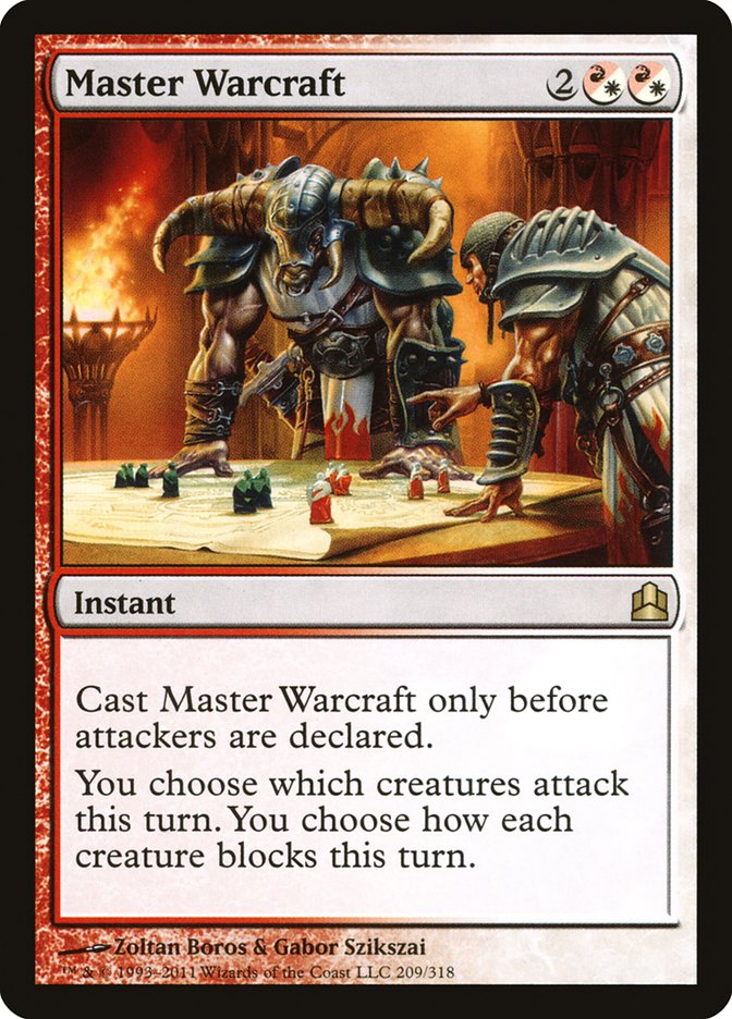 Master Warcraft [Commander 2011] | Black Swamp Games