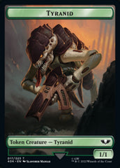 Tyranid (017) // Tyranid (018) Double-Sided Token (Surge Foil) [Warhammer 40,000 Tokens] | Black Swamp Games