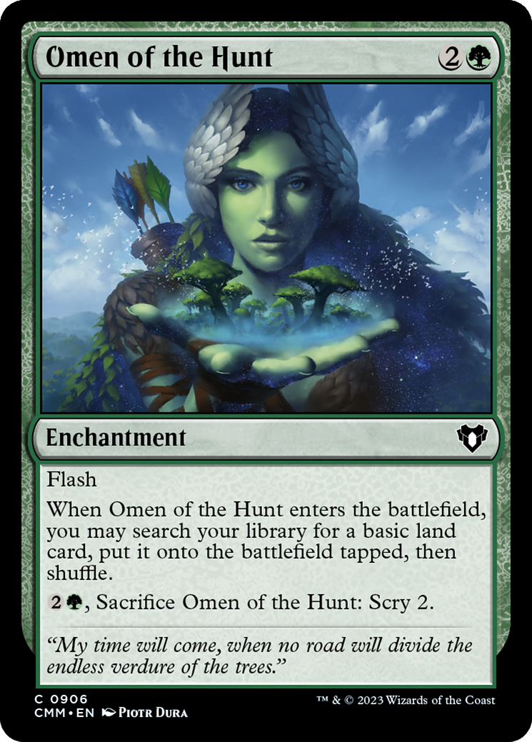 Omen of the Hunt [Commander Masters] | Black Swamp Games