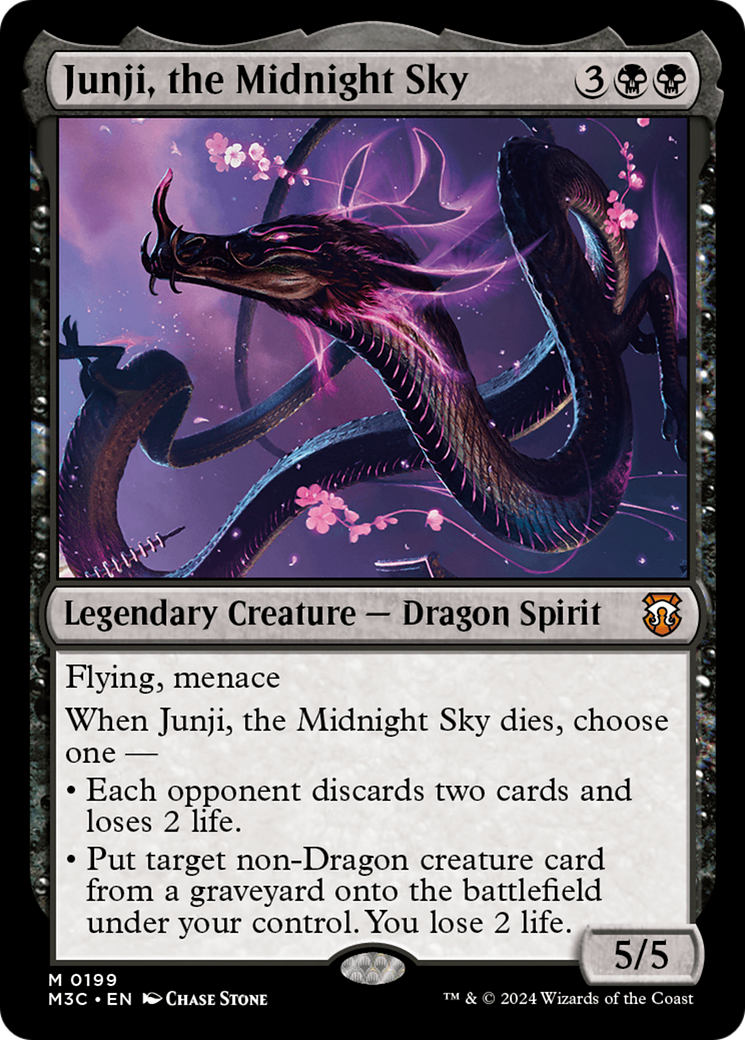 Junji, the Midnight Sky (Ripple Foil) [Modern Horizons 3 Commander] | Black Swamp Games
