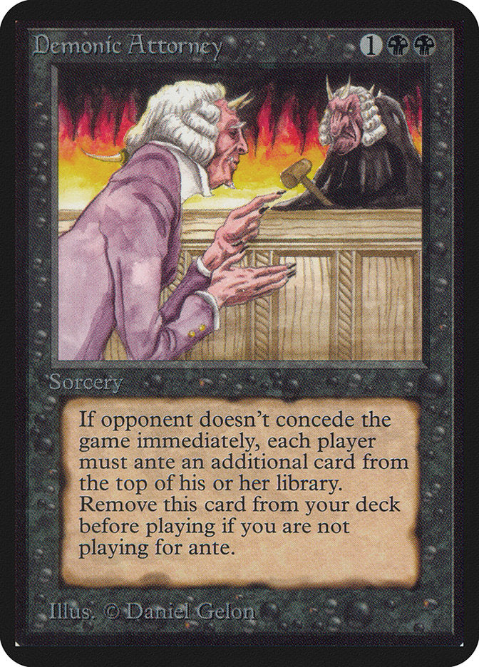 Demonic Attorney [Alpha Edition] | Black Swamp Games