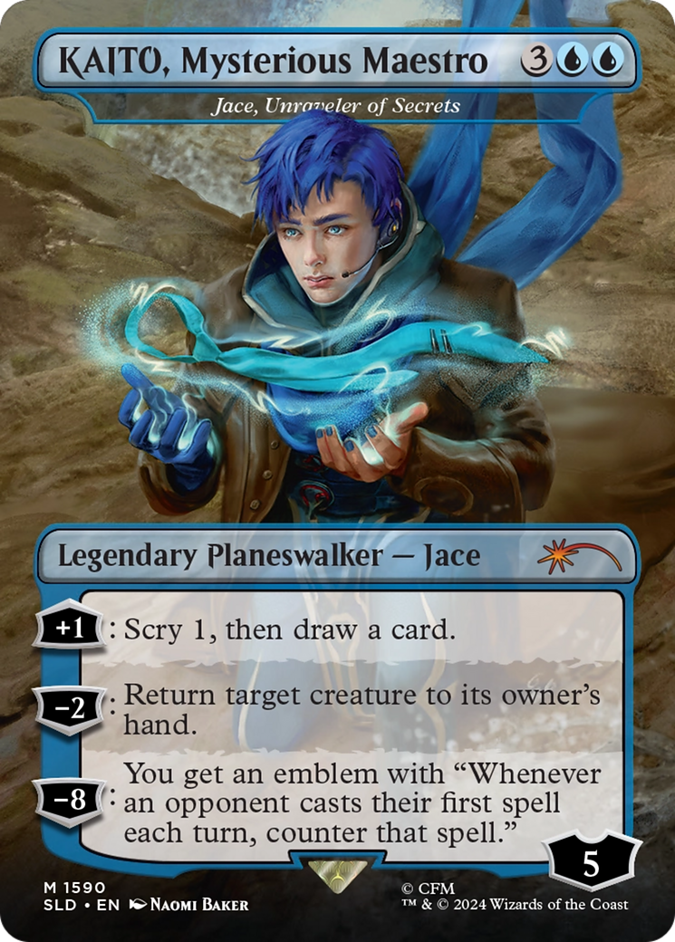 KAITO, Mysterious Maestro - Jace, Unraveler of Secrets [Secret Lair Drop Series] | Black Swamp Games