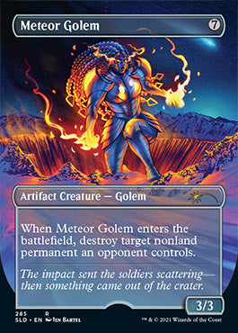 Meteor Golem (Borderless) [Secret Lair Drop Series] | Black Swamp Games