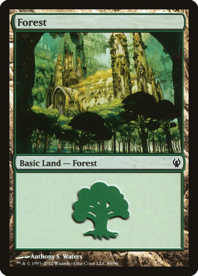 Forest (89) [Duel Decks: Izzet vs. Golgari] | Black Swamp Games