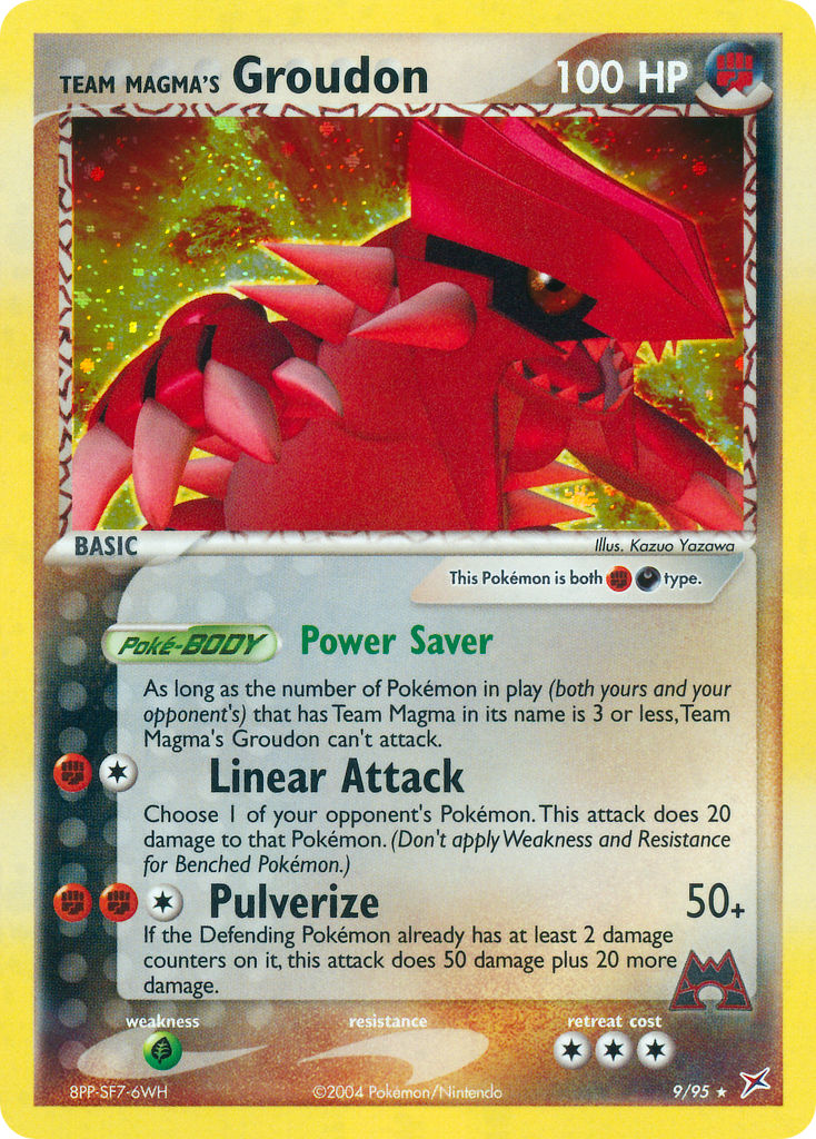 Team Magma's Groudon (9/95) (Theme Deck Exclusive) [EX: Team Magma vs Team Aqua] | Black Swamp Games