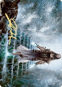 Karfell Harbinger Art Card (Gold-Stamped Signature) [Kaldheim Art Series] | Black Swamp Games