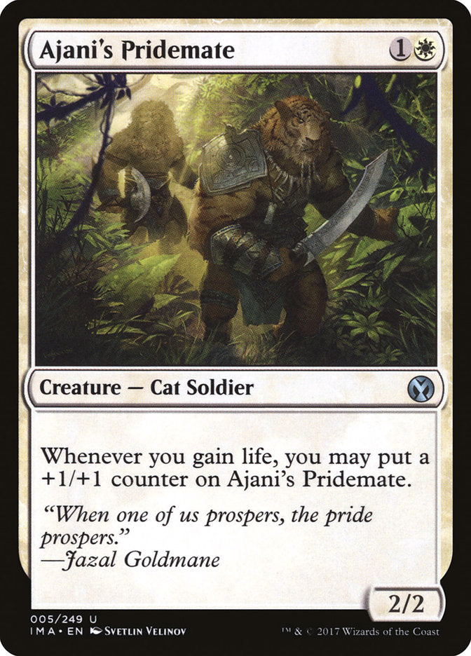 Ajani's Pridemate [Iconic Masters] | Black Swamp Games
