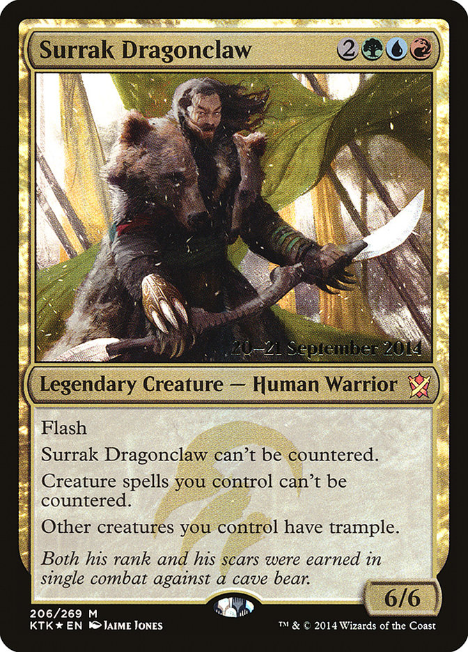 Surrak Dragonclaw [Khans of Tarkir Prerelease Promos] | Black Swamp Games