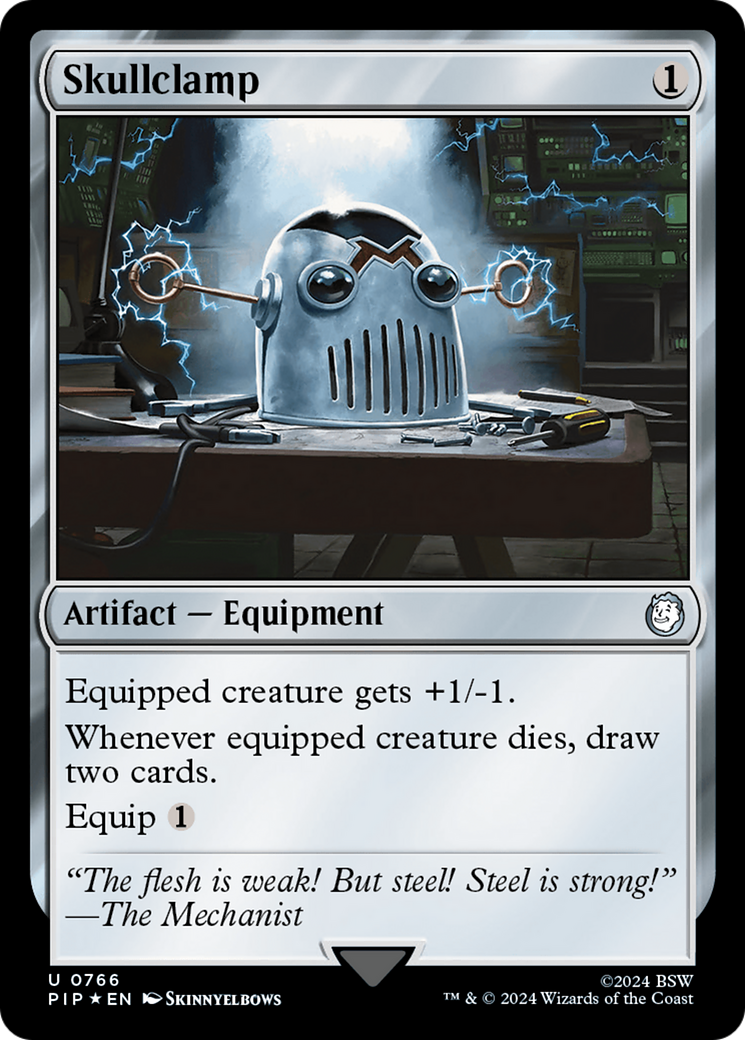 Skullclamp (Surge Foil) [Fallout] | Black Swamp Games